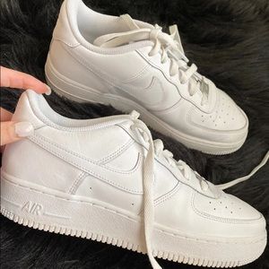 Nike White Air Force ones